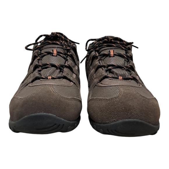 Hi-Tec Quadra II Waterproof Hiking Shoes Men’s 13 Taupe/Burnt Orange - Picture 3 of 16